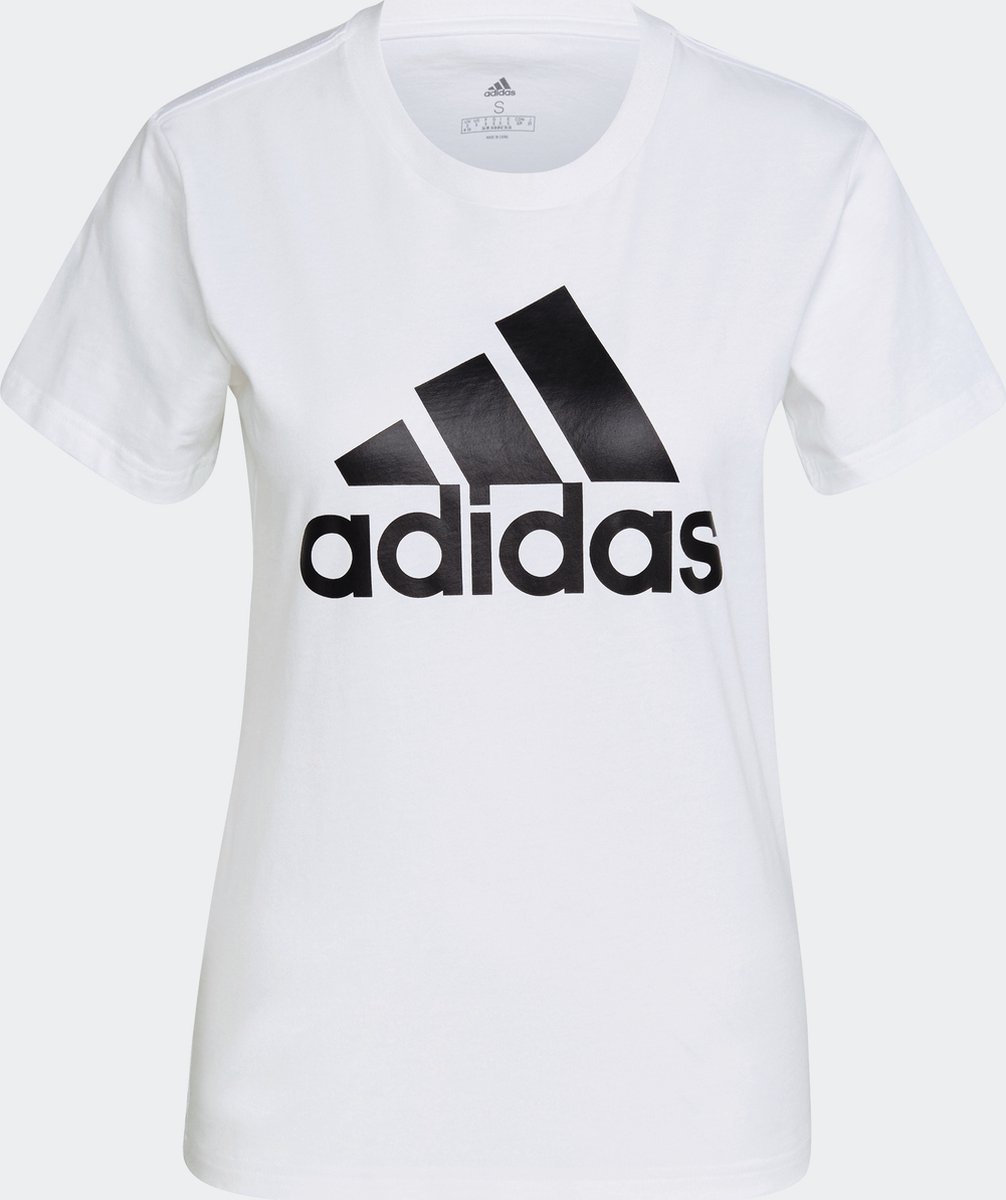 adidas Sportswear LOUNGEWEAR Essentials Logo T-shirt Dames Wit