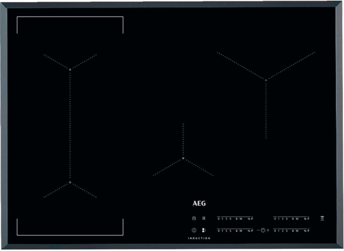 AEG IKE74441FB Zwart Ingebouwd 68 cm Inductiekookplaat zones 4 zone(s)