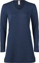 Nachthemd Bio Merino Wol - Zijde Engel Natur Navy blauw 42/44l