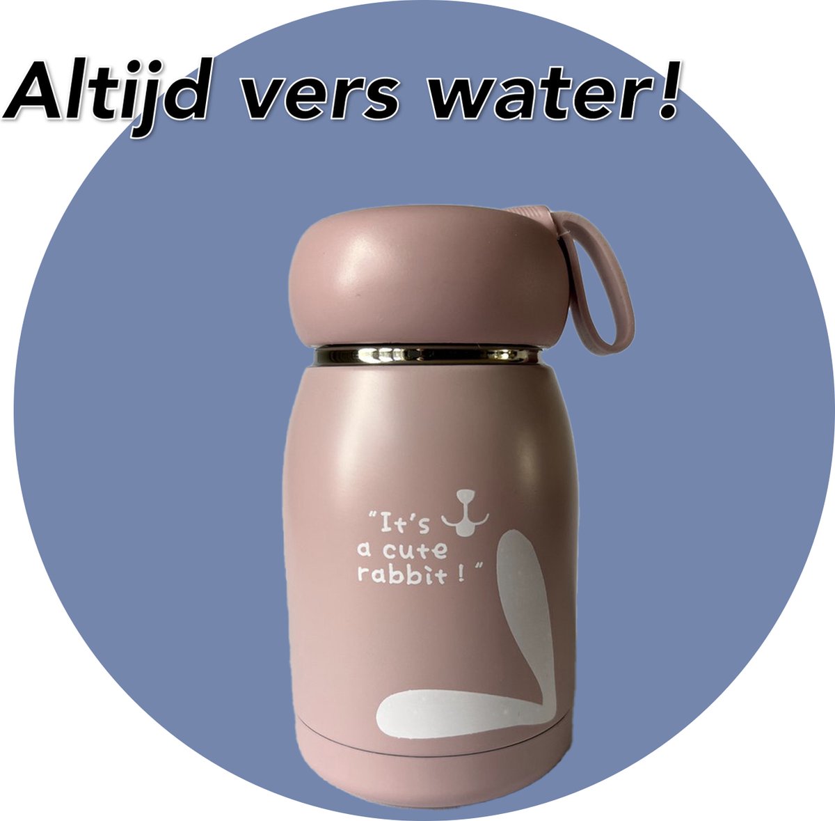 Afecto islolatiefles voor kinderen - waterfles isolerend - RVS thermosfles voor kinderen voor warme en/of koud dranken - 320ml