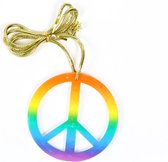 Peace Ketting Groot - Regenboog - Kinderen En Volwassenen - One Size - Een Stuk
