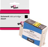 Go4inkt compatible met Epson 34, T3461 bk inkt cartridge zwart