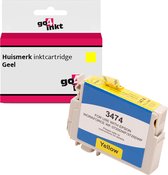Go4inkt compatible met Epson 34, T3464 y inkt cartridge yellow