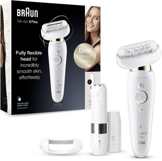 Braun Silk-épil 9 Flex 9005 40 pincetten Goud, Wit