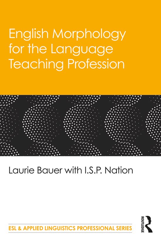 ESL & Applied Linguistics Professional Series- English Morph ... - cover