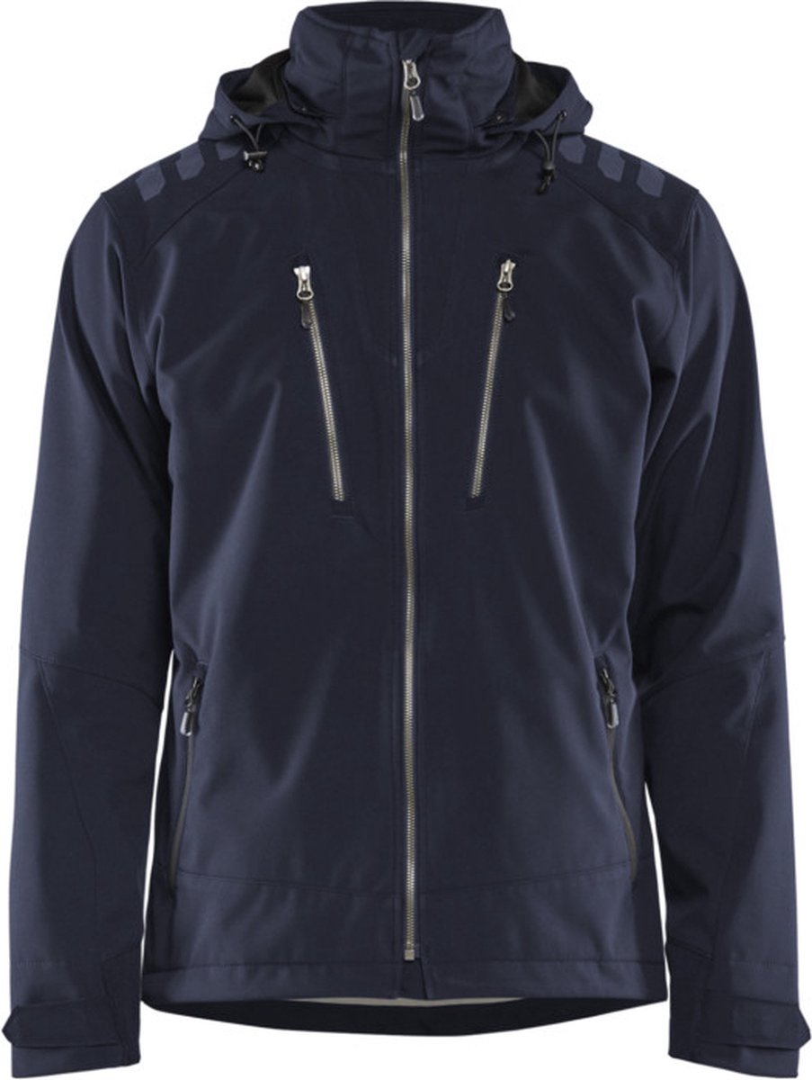 Blaklader Softshell jack 4749-2513 - Donker marineblauw/Zwart - XXL