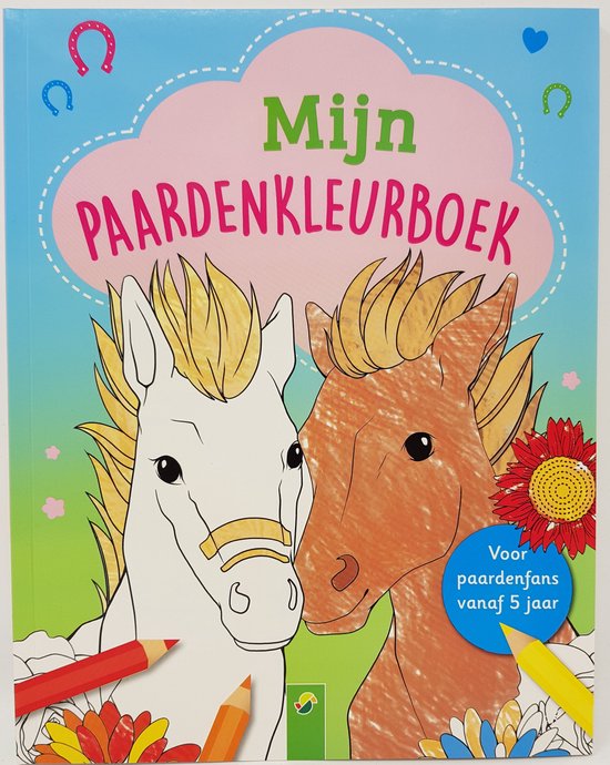 PAARDENKLEURBOEK KLEURBOEK MET PAARDEN VOOR PAARDENFANS VANAF JAAR Bol Com