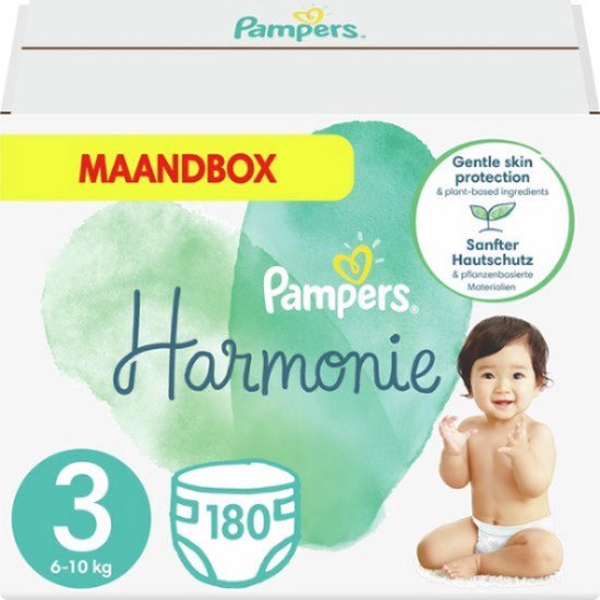 Pampers - Harmonie - Maat 6 - Maandbox - 116 luiers - 13 KG Pampers - Harmonie - Maat 6 - Maandbox - 116 luiers - 13 KG