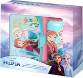 Boîte à lunch Disney Frozen pour enfants - 2 pièces - rose - aluminium/plastique