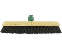 Betra bezemkop - binnenbezem - zwart - hout/paardenhaar - 40 cm
