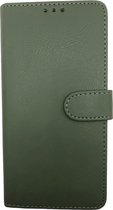 PU Leder wallet Case - Book Case Flip Cover Hoesje Met Stand Functie - Beschermhoes Met Pasjes Houder - Geschikt voor Samsung Galaxy S23 Ultra - Groen