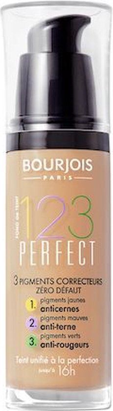 Bourjois 123 Perfect Foundation - 53 Light Beige - Bourjois