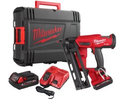 Milwaukee M18 FUEL™ FN16GA-202X Accu Afwerktacker 16Ga 18V 2.0Ah in HD-Box - 4933478092