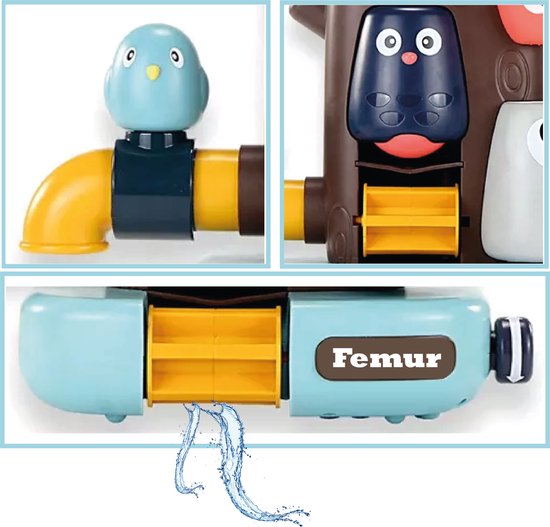 Badspeelgoed - Badspeeltje - Speelgoed voor in Bad - UIL - Baby Cadeau - Kraam Cadeau - Baby Speelgoed - Peuter Speelgoed van VEERAA — afbeelding 4