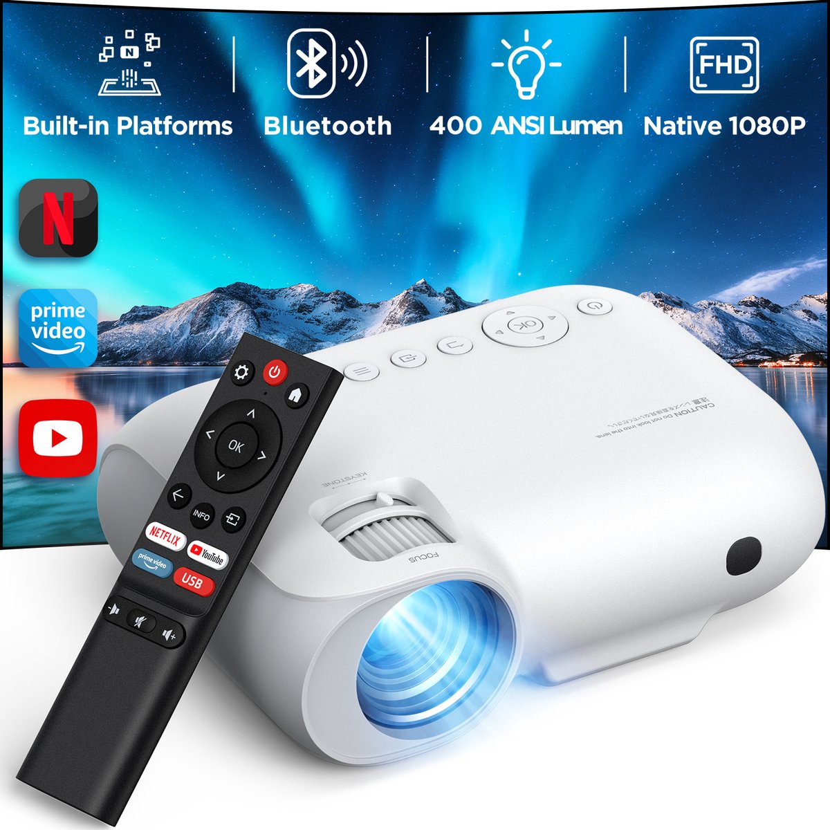 $159 Netflix/ Certified Projector - Is It Worth It? (Yoton Y9) 