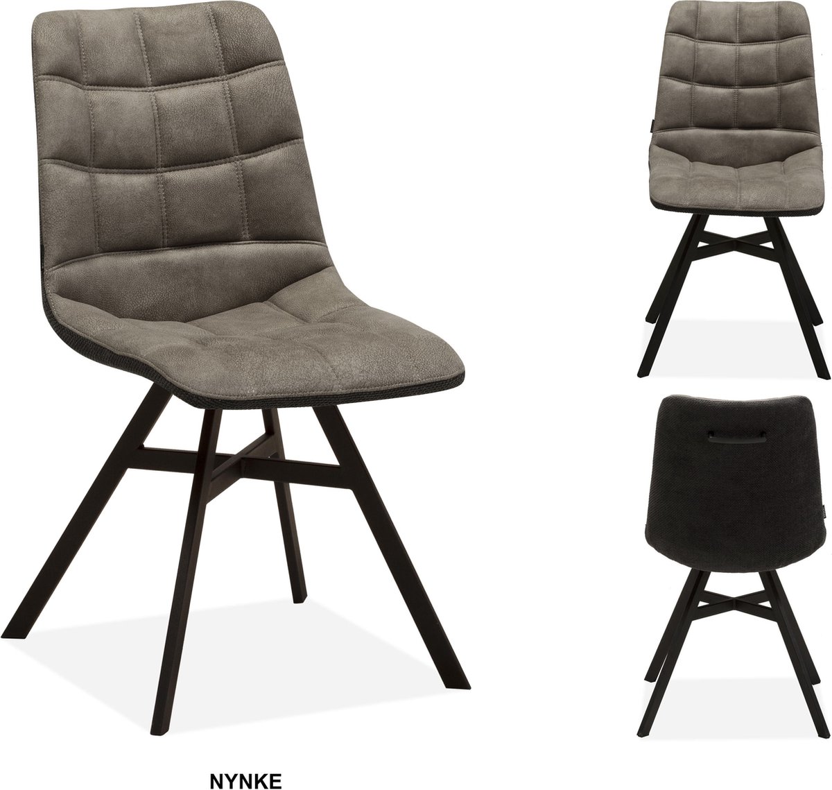 MX Sofa Eetkamer stoel Nynke | kleur: Antraciet