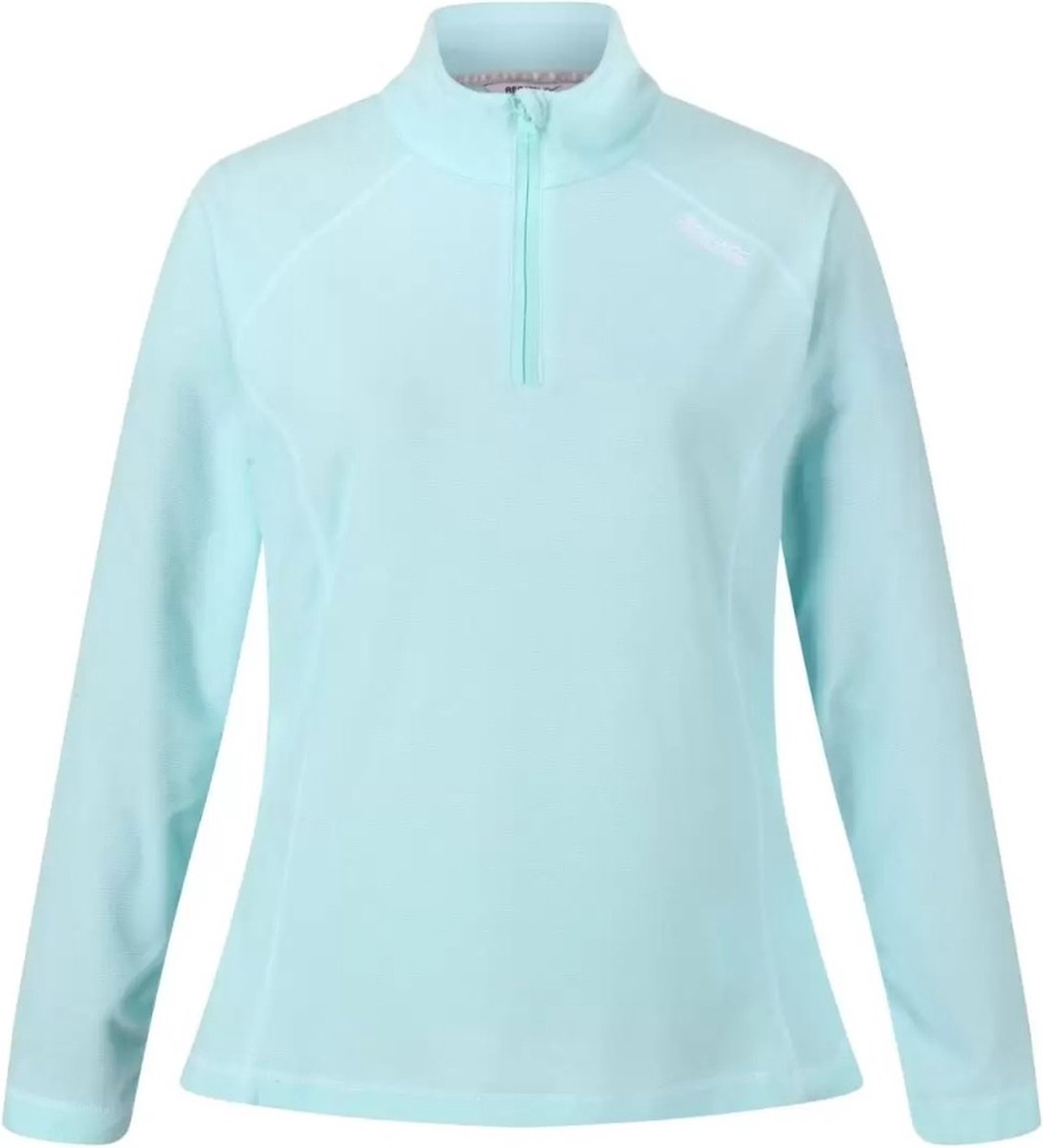 Regatta Montes Lichtgewicht Fleece Met Halve Rits Voor Dames Aqua Blauw