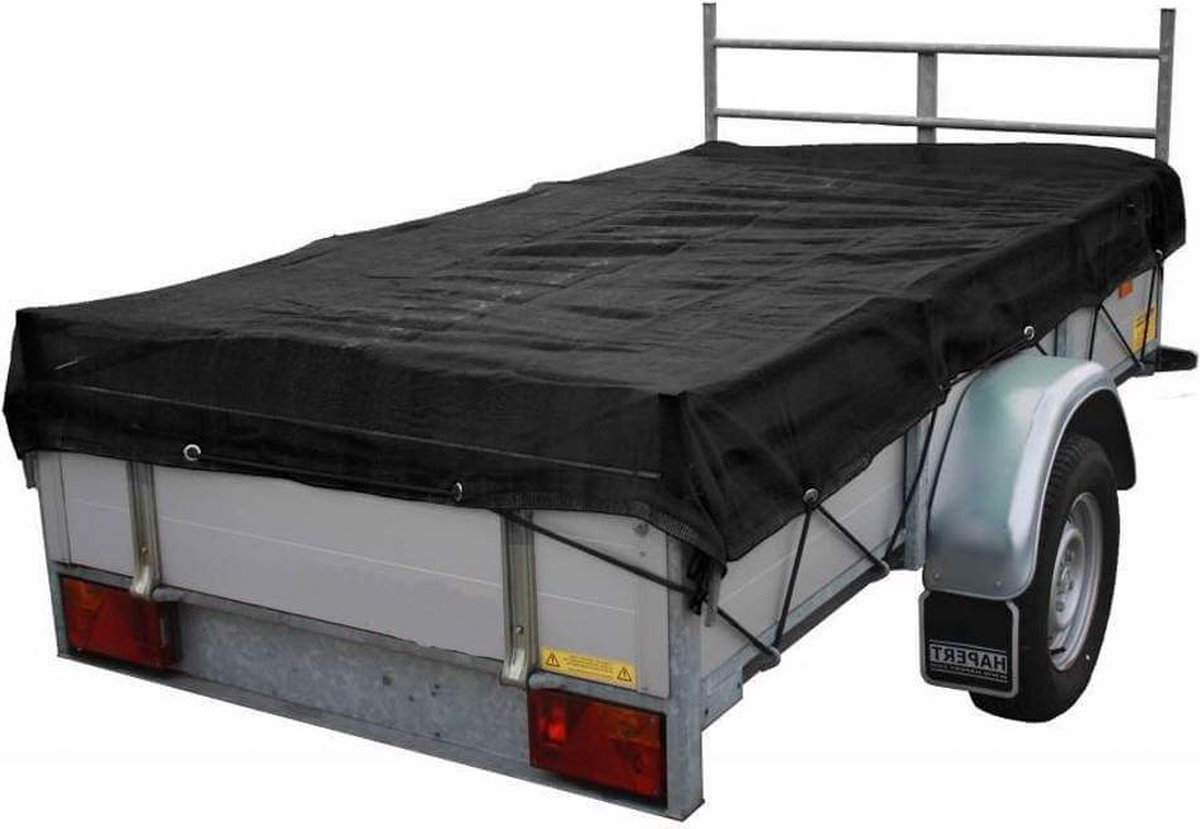Tip-it Aanhangernet - Aanhangwagennet - Fijnmazig - Met Koord - 350x180cm