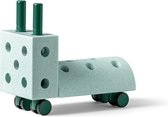Modu Activity toy Tiny Ride - Loopwagen baby -Loopauto - Looptrainer - Open einde speelgoed - Ocean Mint / Forest Green