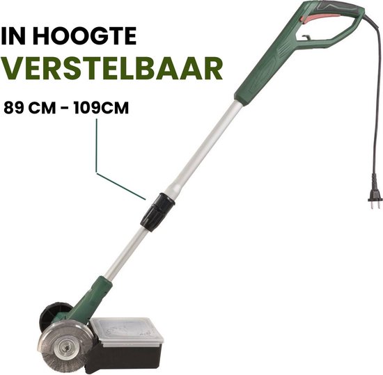 Gartenmeister Voegenreiniger / Onkruidborstel - incl. opvangbox - 500W - Telescopisch handvat van Merkloos	 — afbeelding 3
