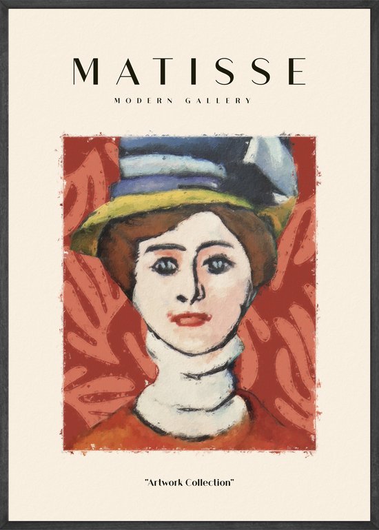 Meisje met de Groene Ogen Poster 50x70 cm - Henri Matisse