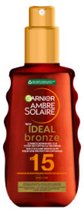 2x Garnier Ambre Solaire Ideal Bronze Beschermende Zonneolie SPF 15 150 ml