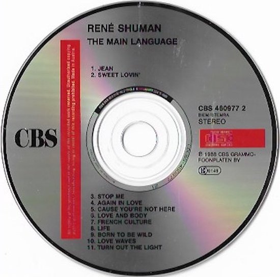 The Main Language - Rene Shuman