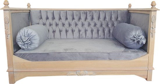 Luxe Barok Dierenmand Grijs XL