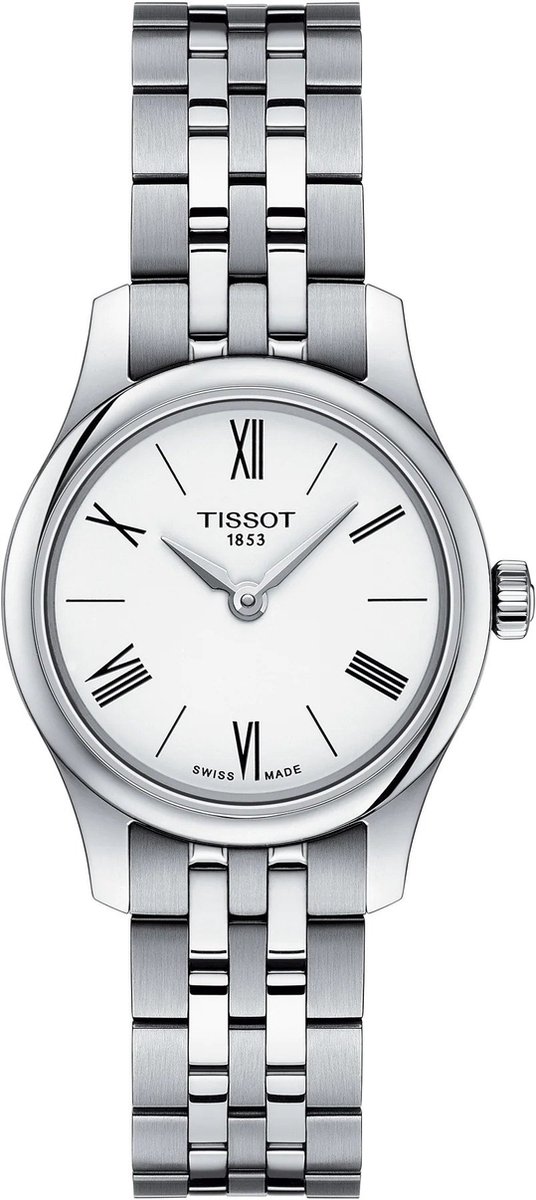 Tissot Tradition T0630091101800 Horloge - Staal - Zilverkleurig - Ø 26 mm