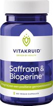 Vitakruid Saffraan 28 MG & Bioperine 60 vega capsules
