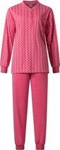 Dames pyjama Lunatex bloem 124197 roze maat L