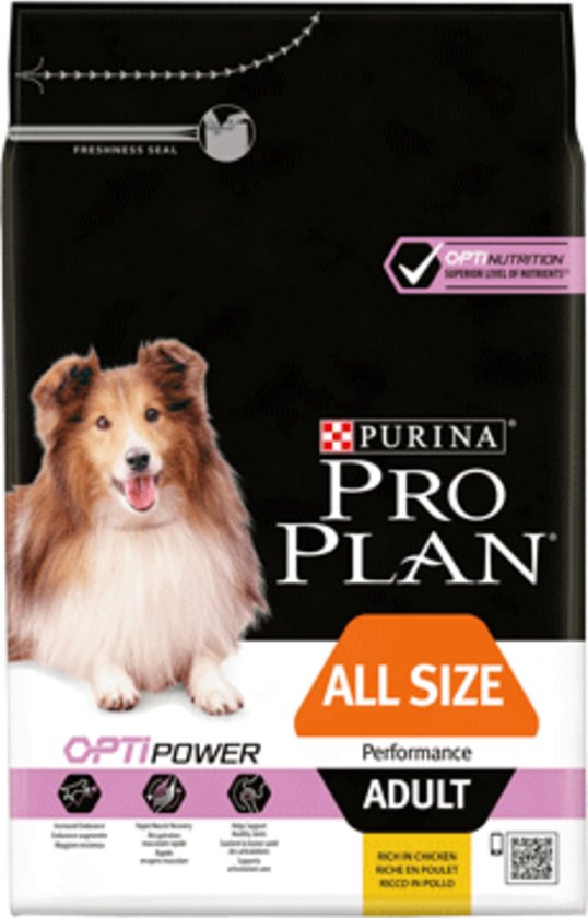 Pro Plan Dog Adult Performance - Nourriture pour chiens - Kip 18 kg Sac  d'élevage | bol