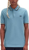 Fred Perry - Polo M3600 Blauw R75 - Slim-fit - Heren Poloshirt Maat S