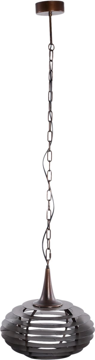 PTMD hanglamp Norris metaal koperkleurig 40,5 cm