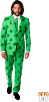 OppoSuits Patrick - Mannen Kostuum - Groen - Feest - Maat 56