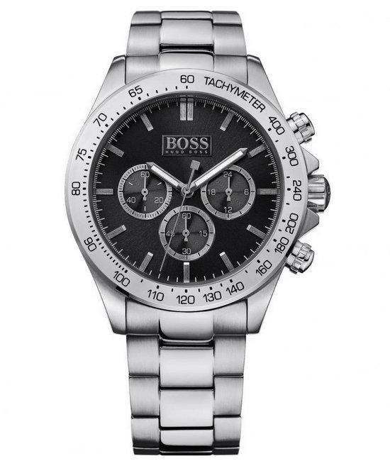 Hugo Boss Black Ikon HB1512965 Horloge - Staal - Zilver - 46 mm