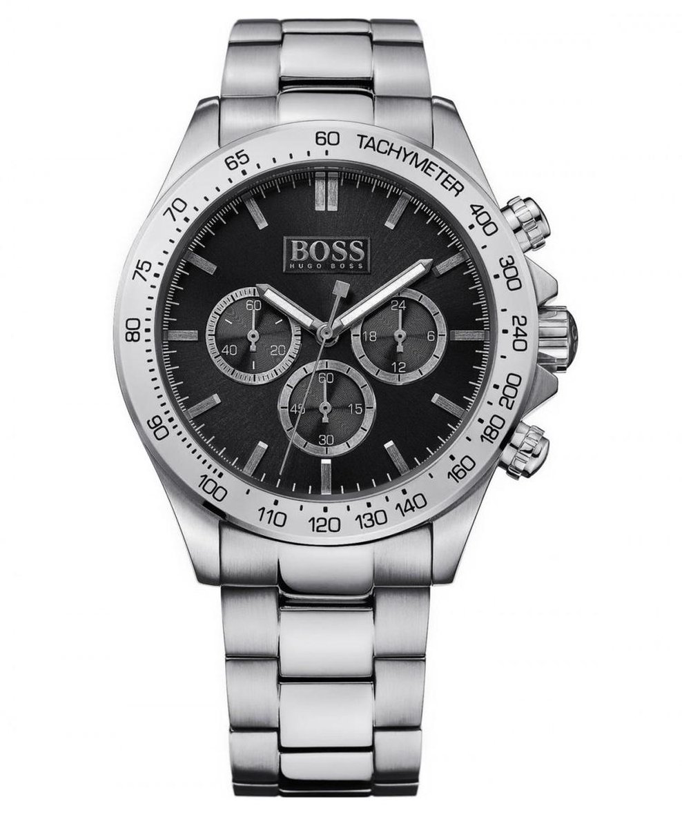 Hugo Boss Black Ikon HB1512965 Horloge - Staal - Zilver - 46 mm | bol.com
