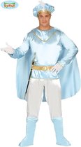 Koning Prins & Adel Kostuum | Niet Al Te Stoere Prins | Man | Maat 48-50 | Carnaval kostuum | Verkleedkleding