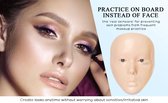 Maquillage Makeup practice face Makeup - Tableau de pratique de maquillage