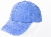 Jeans cap- Baseball petten- Unisex- Denim- Verstelbare riemsluiting- Klep- Kobalt blauw