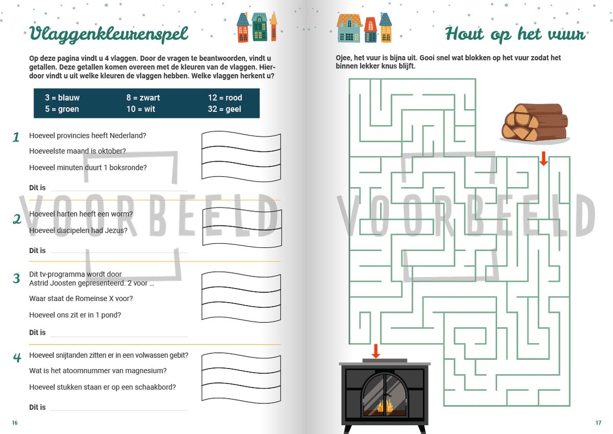 Het Warme Winter Doeboek voor ouderen - gezellig terug in de tijd