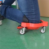 Planche à Roller pour genoux, lot de 2 genouillères roulantes, genouillères avec 3 roues et coussin en gel Comfortable pour chantier de Work , rotation à 360 degrés,