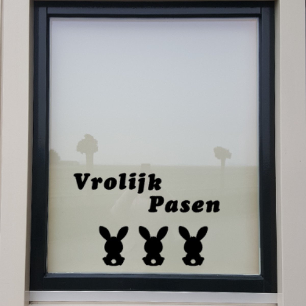 Raamsticker Vrolijk Pasen Nr3