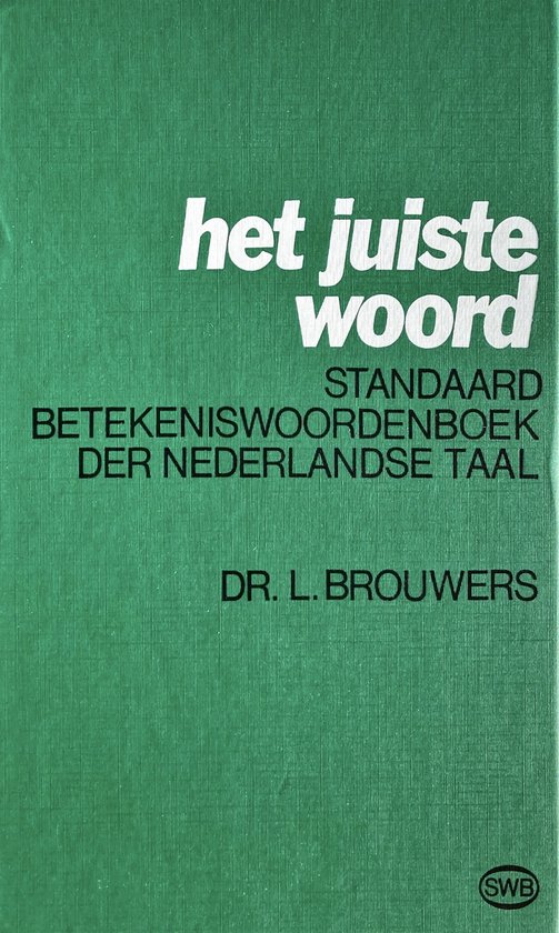 Brouwers - Juiste woord