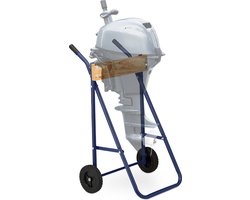 buitenboordmotor trolley - langstaartmotoren - tot 100 kg - donkerblauw