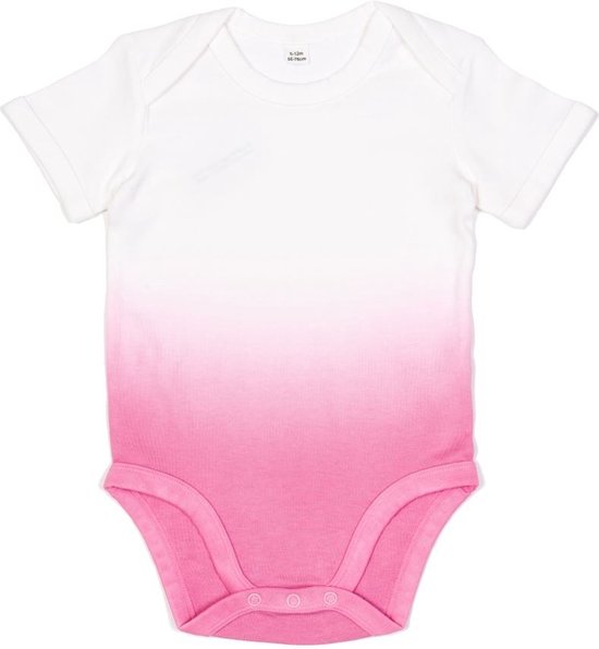 Babybugz Unisex Baby Dips Bodysuit *3-6 maanden *roze/wit