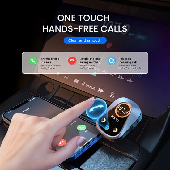 Bluetooth FM Transmitter Autolader Handsfree Carkit Bluetooth