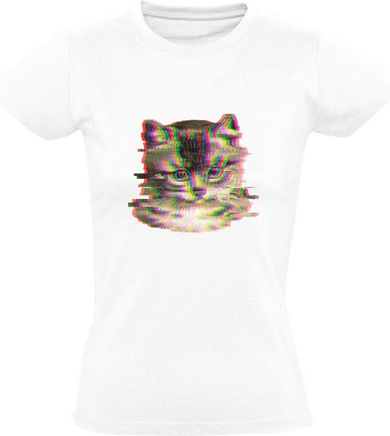 T-shirt femme chat | chat | animal domestique | journée des animaux | vague