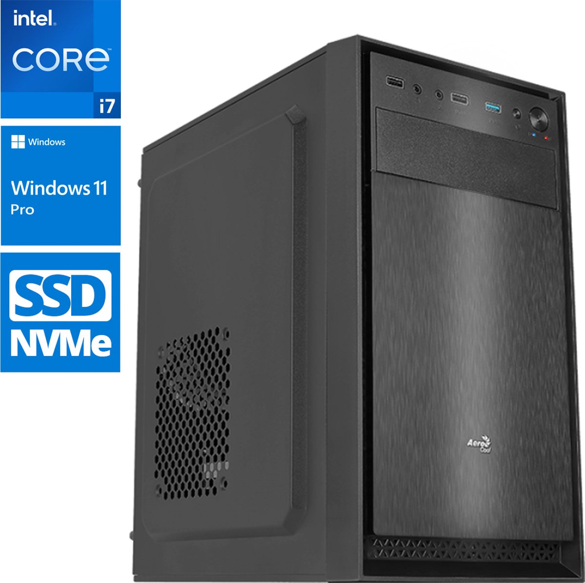 ScreenON - Intel Core i7 - 1TB M.2 SSD - RX 6800 - Home/OfficePC.Z68041 + WiFi & Bluetooth