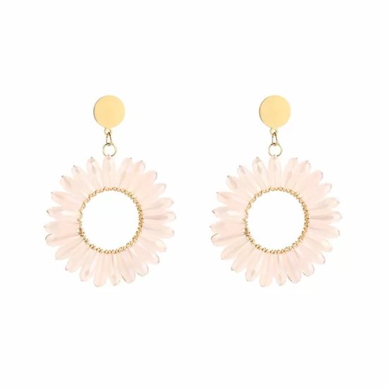 Bijoutheek Clous d'oreilles Sun Beads Kaki